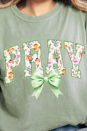 Watercolor Petaled Pray Comfort Colors Adult Ring-Spun Cotton Tee