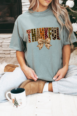 Thankful Fall Spirit Comfort Colors Adult Ring-Spun Cotton Tee