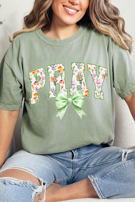 Watercolor Petaled Pray Comfort Colors Adult Ring-Spun Cotton Tee