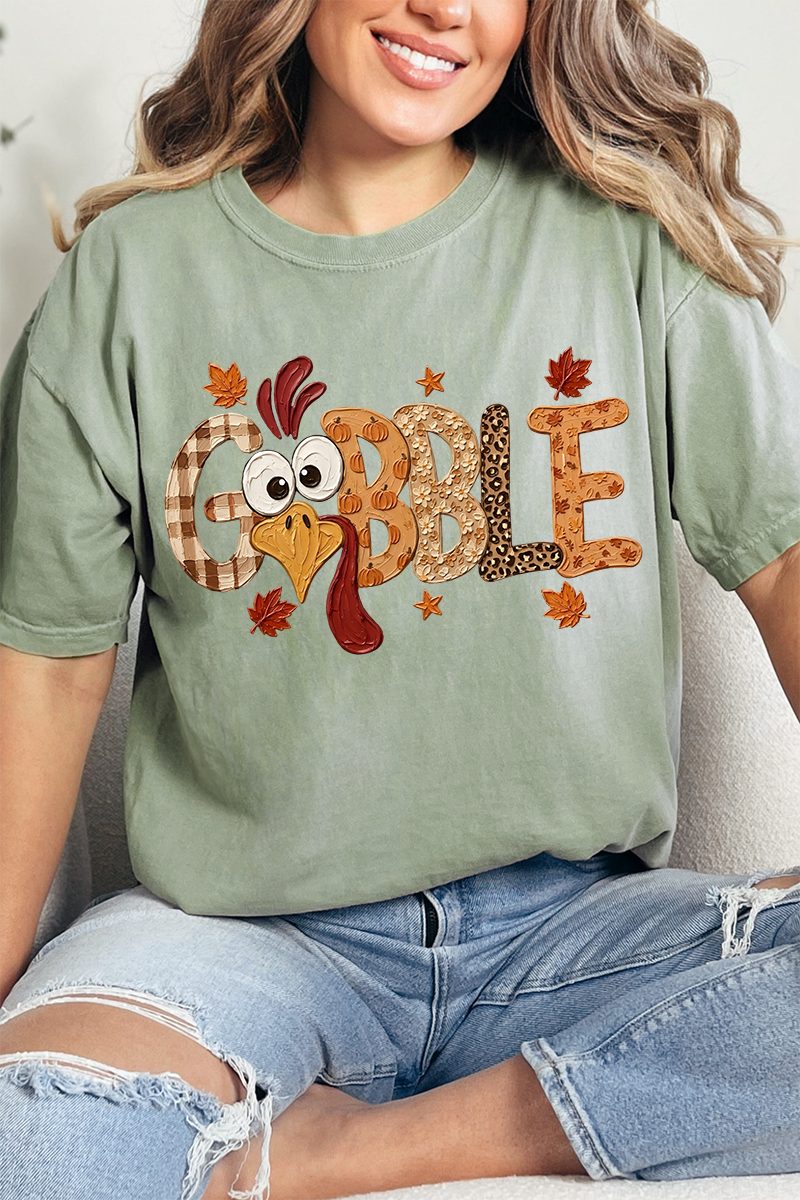 Gobble Season Comfort Colors Adult Ring-Spun Cotton Tee