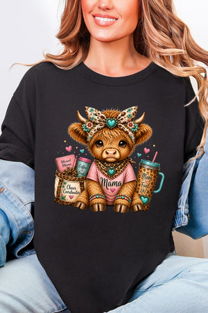 Mama Raising The Herd Comfort Colors Adult Ring-Spun Cotton Tee