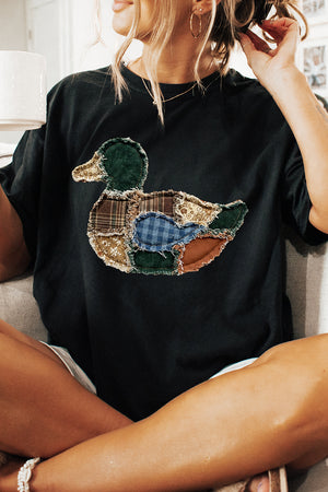 Country Stitched Duck Comfort Colors Adult Ring-Spun Cotton Tee