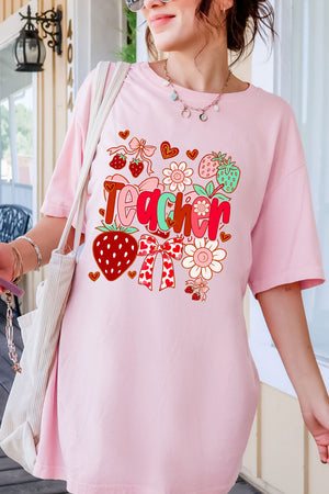 Berry Sweet Teacher Comfort Colors Adult Ring-Spun Cotton Tee
