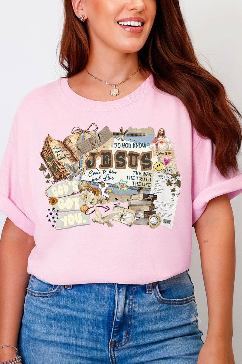 Do You Know Jesus Comfort Colors Adult Ring-Spun Cotton Tee