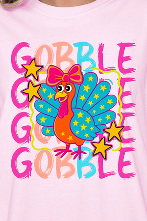 Gobble Doodle Turkey Comfort Colors Adult Ring-Spun Cotton Tee