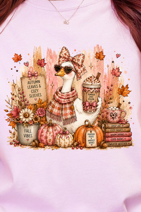 Goose Fall Vibes Comfort Colors Adult Ring-Spun Cotton Tee