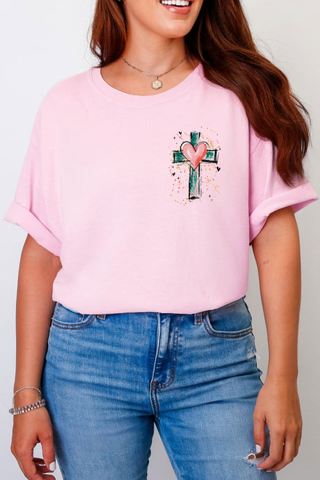 Thank and Trust God Front & Back Comfort Colors Adult Ring-Spun Cotton Tee