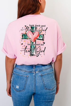 Thank and Trust God Front & Back Comfort Colors Adult Ring-Spun Cotton Tee