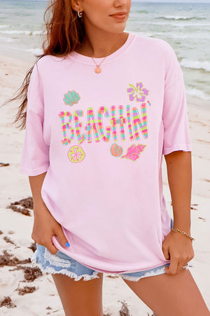Paradise Painted Beachin' Comfort Colors Adult Ring-Spun Cotton Tee