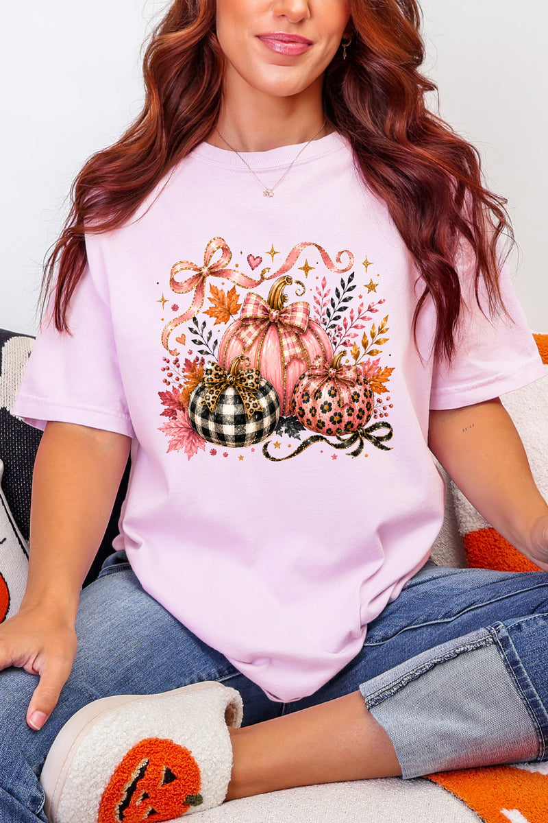 Pretty In Pumpkin Comfort Colors Adult Ring-Spun Cotton Tee