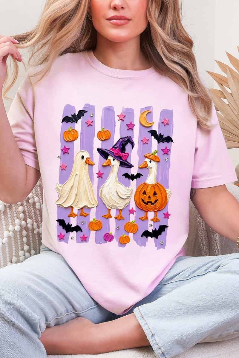 Quack-O-Lantern Crew Comfort Colors Adult Ring-Spun Cotton Tee
