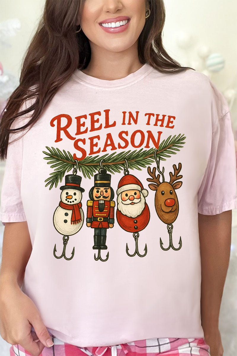 Reel In The Season Comfort Colors Adult Ring-Spun Cotton Tee