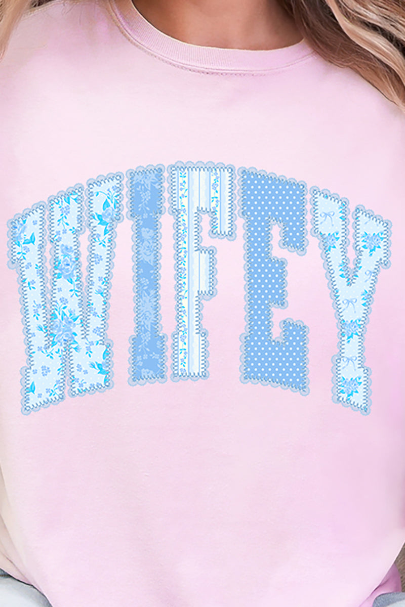 Something Blue Wifey Comfort Colors Adult Ring-Spun Cotton Tee