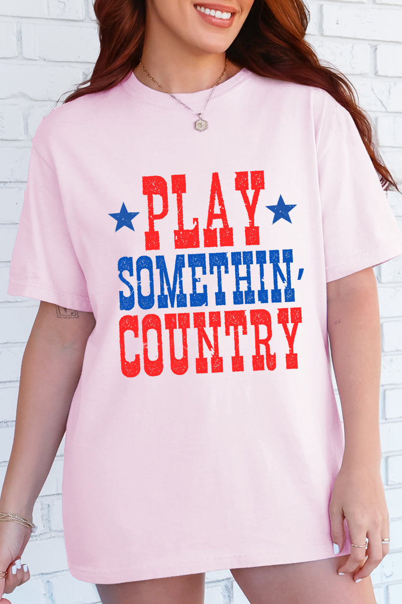 Stars & Country Comfort Colors Adult Ring-Spun Cotton Tee