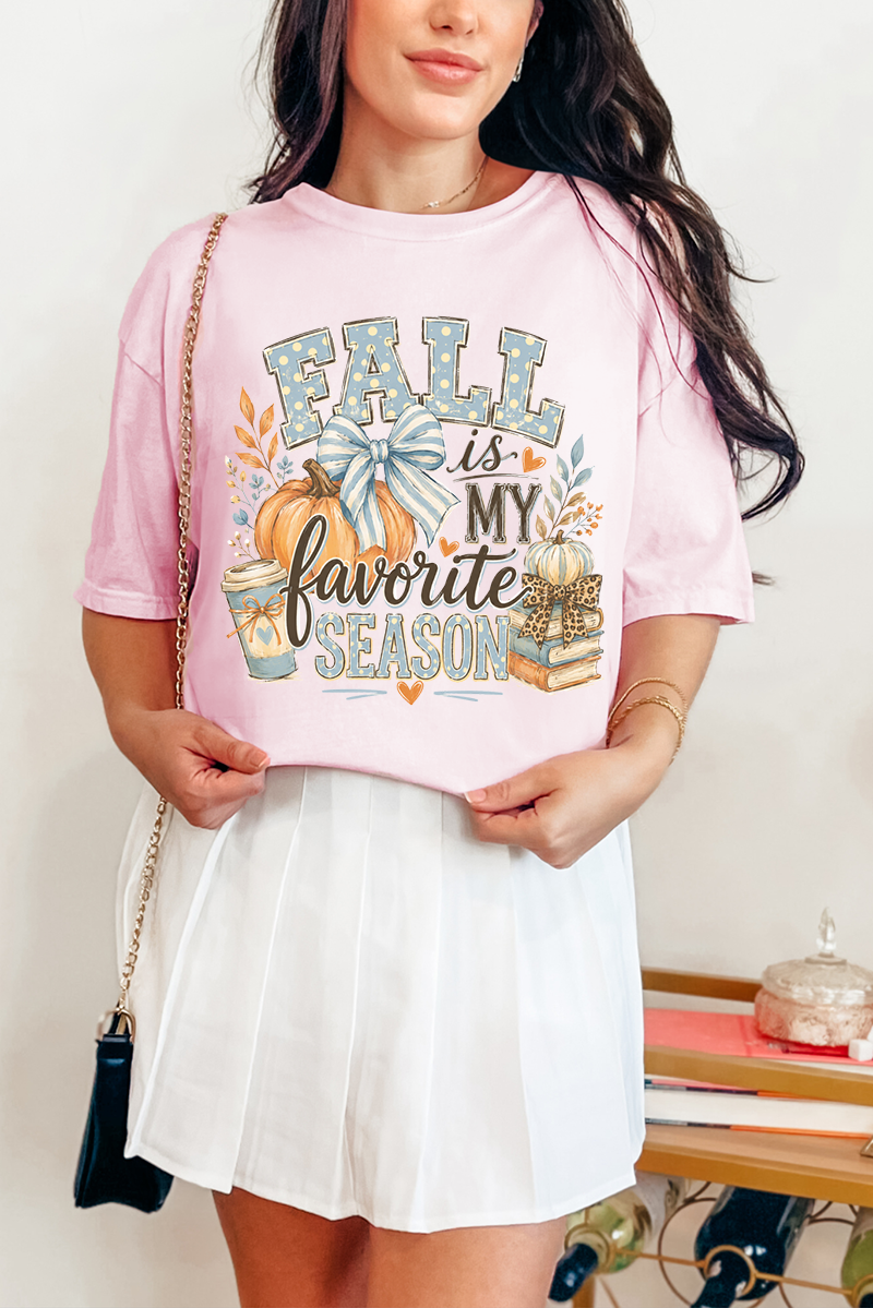 Fall Season Charm Comfort Colors Adult Ring-Spun Cotton Tee