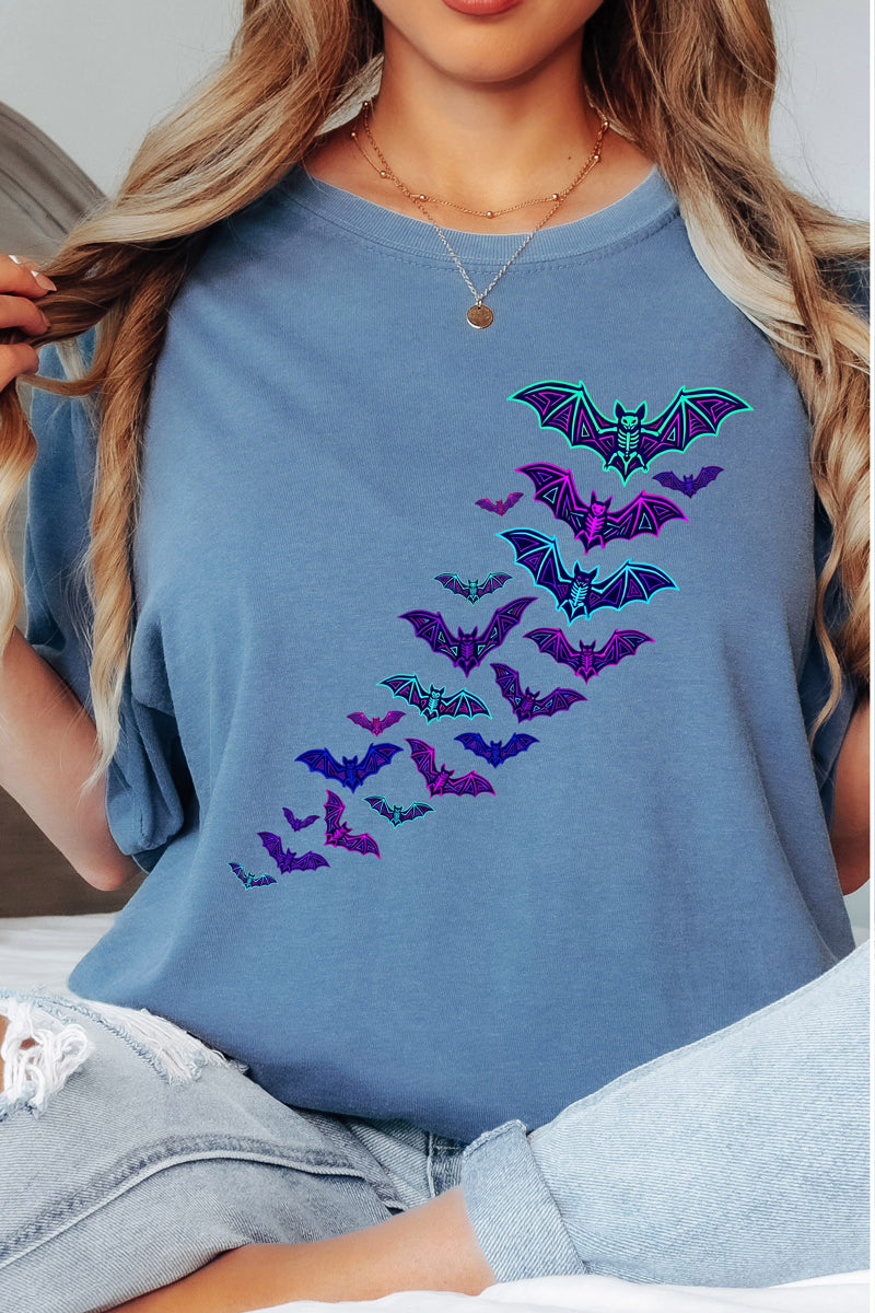 Neon Nightmare Full Front & Back Design Comfort Colors Adult Ring-Spun Cotton Tee