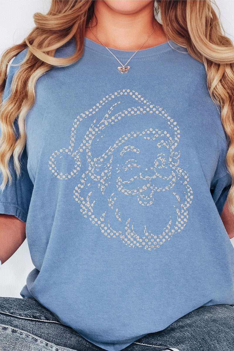 Classic Christmas Santa Comfort Colors Adult Ring-Spun Cotton Tee