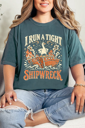 Tight Shipwreck Goose Comfort Colors Adult Ring-Spun Cotton Tee