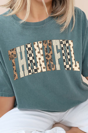 Toasted Thankful Comfort Colors Adult Ring-Spun Cotton Tee