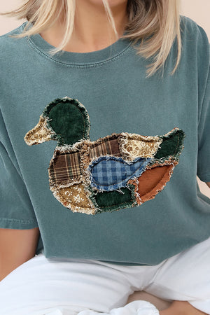 Country Stitched Duck Comfort Colors Adult Ring-Spun Cotton Tee