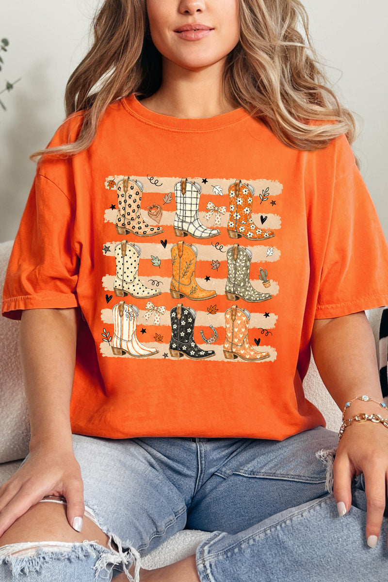 Kickin’ Up Autumn Comfort Colors Adult Ring-Spun Cotton Tee