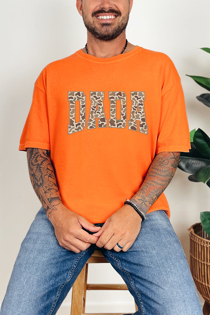 Personalized Father's Day Camo Edition Comfort Colors Adult Ring-Spun Cotton Tee