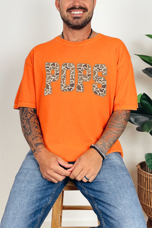Personalized Father's Day Camo Edition Comfort Colors Adult Ring-Spun Cotton Tee