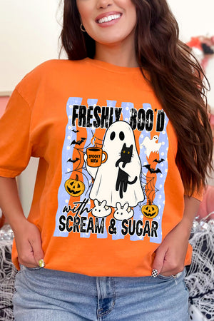Scream & Sugar Ghost Brew Comfort Colors Adult Ring-Spun Cotton Tee