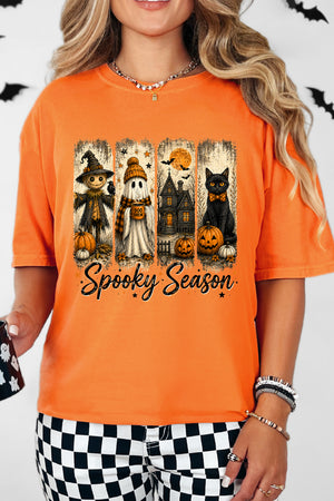 Spooky Season Brushstrokes Comfort Colors Adult Ring-Spun Cotton Tee