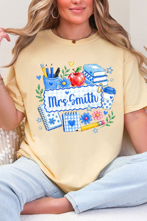 Personalized Bluebell Homeroom Comfort Colors Adult Ring-Spun Cotton Tee