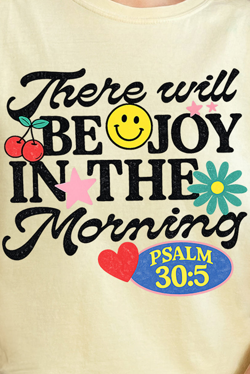 Joy In The Morning Comfort Colors Adult Ring-Spun Cotton Tee