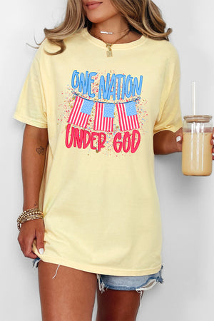 One Nation Comfort Colors Adult Ring-Spun Cotton Tee