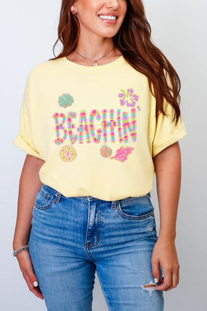 Paradise Painted Beachin' Comfort Colors Adult Ring-Spun Cotton Tee