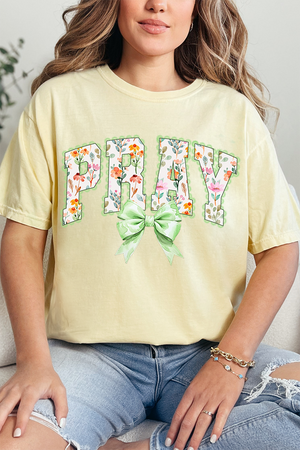 Watercolor Petaled Pray Comfort Colors Adult Ring-Spun Cotton Tee