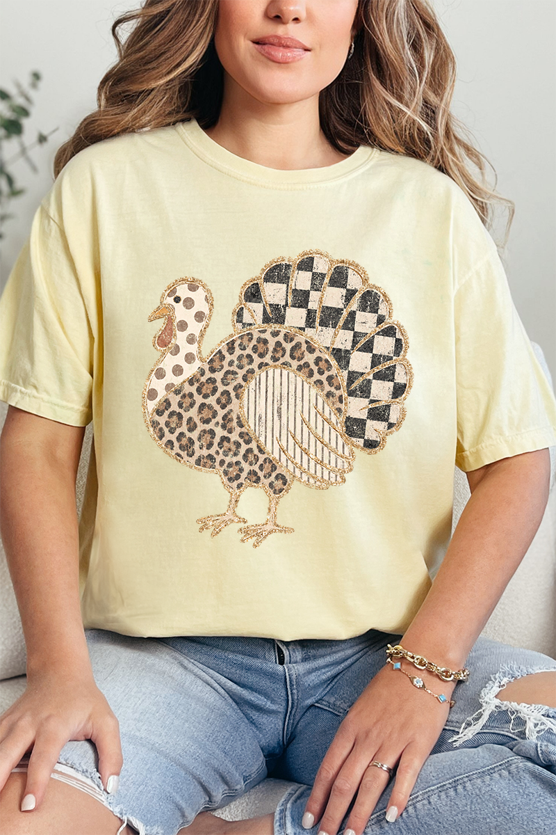 Wild Turkey Comfort Colors Adult Ring-Spun Cotton Tee