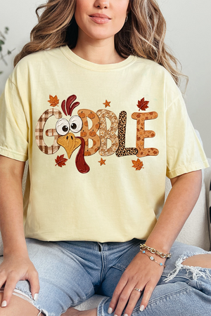 Gobble Season Comfort Colors Adult Ring-Spun Cotton Tee