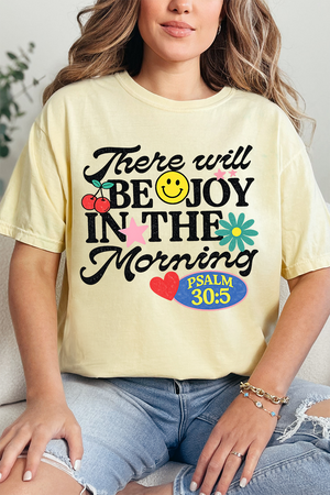 Joy In The Morning Comfort Colors Adult Ring-Spun Cotton Tee