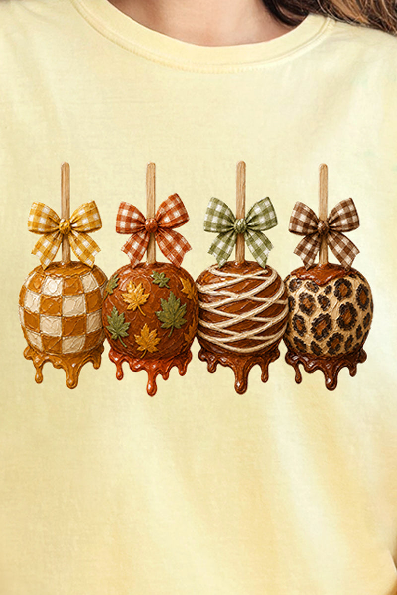 Harvest Painted Apples Comfort Colors Adult Ring-Spun Cotton Tee