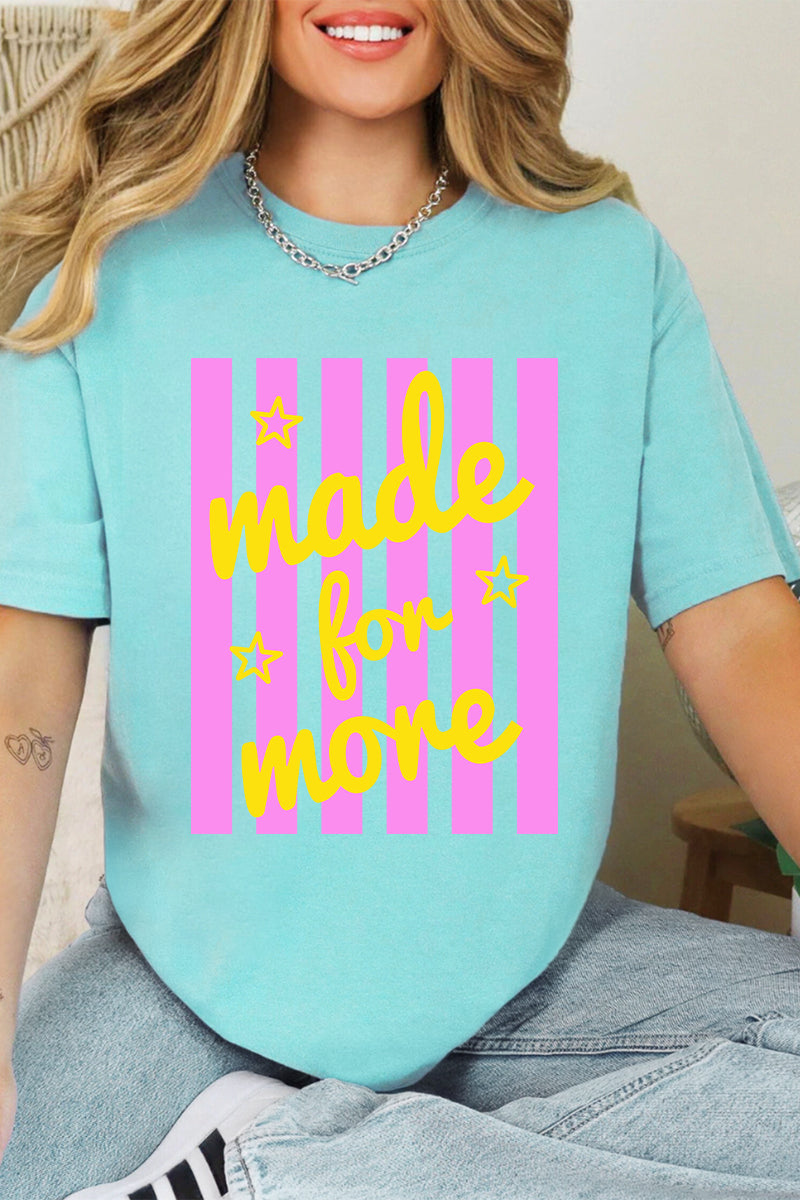 Retro Pop Made For More Comfort Colors Adult Ring-Spun Cotton Tee