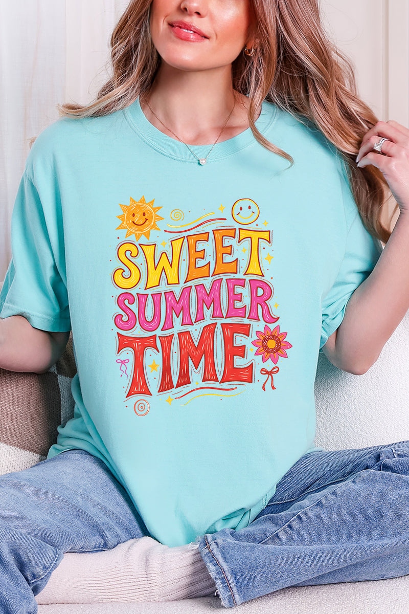 Golden Glow Sweet Summer Time Comfort Colors Adult Ring-Spun Cotton Tee