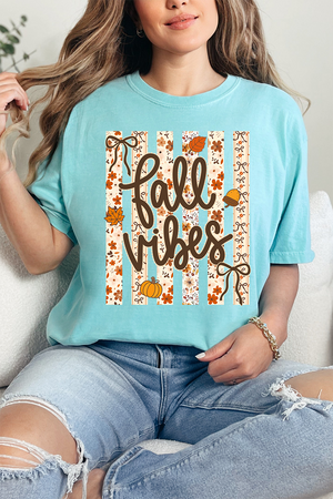 Cozy Coquette Fall Vibes Comfort Colors Adult Ring-Spun Cotton Tee