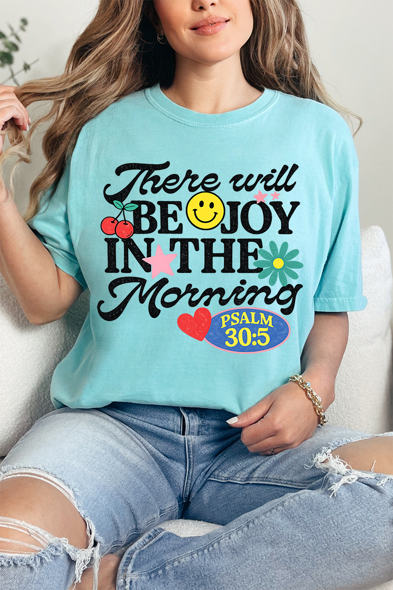 Joy In The Morning Comfort Colors Adult Ring-Spun Cotton Tee
