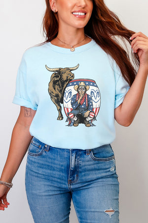 American Rodeo Clown Comfort Colors Adult Ring-Spun Cotton Tee