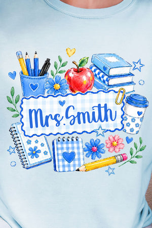 Personalized Bluebell Homeroom Comfort Colors Adult Ring-Spun Cotton Tee