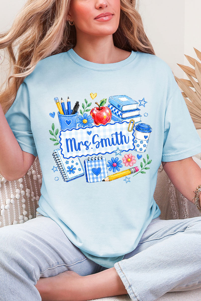 Personalized Bluebell Homeroom Comfort Colors Adult Ring-Spun Cotton Tee