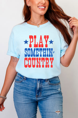 Stars & Country Comfort Colors Adult Ring-Spun Cotton Tee