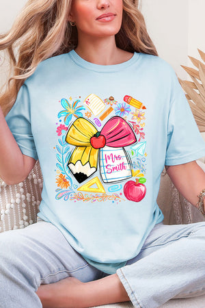 Personalized Sweet School Days Comfort Colors Adult Ring-Spun Cotton Tee