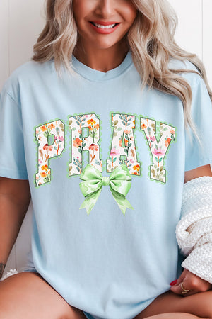 Watercolor Petaled Pray Comfort Colors Adult Ring-Spun Cotton Tee
