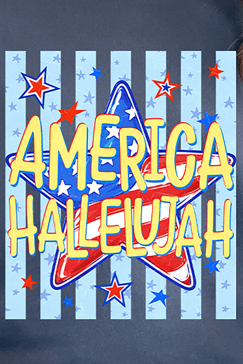 America Hallelujah Comfort Colors Adult Ring-Spun Cotton Tee