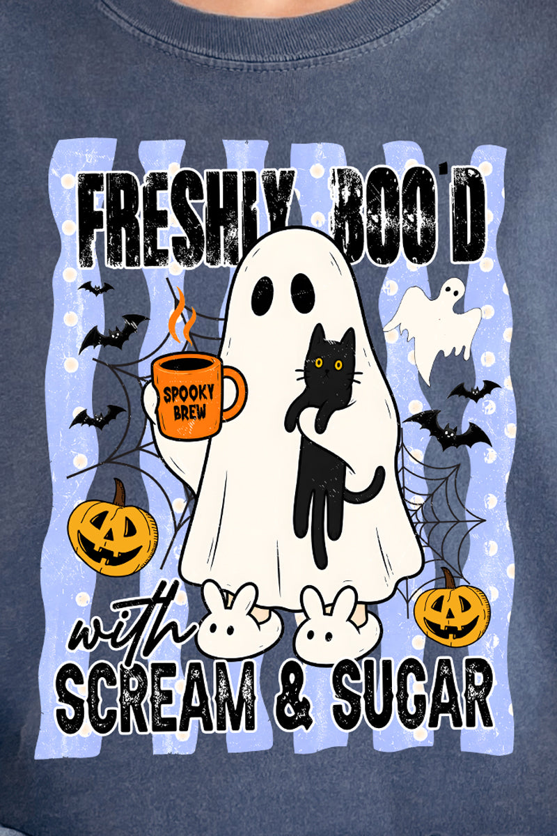 Scream & Sugar Ghost Brew Comfort Colors Adult Ring-Spun Cotton Tee